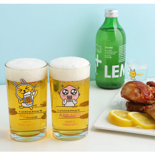 Korean Liquor Soju Bomb Beer Glass Cup 255ml x 2P Set