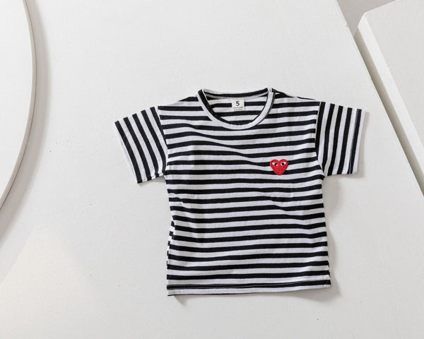 Striped Heart T-shirt
